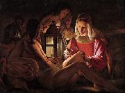Georges de La Tour Saint Sebastian Tended by Irene Germany oil painting artist
